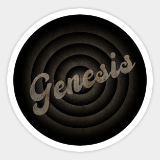 Genesis - Vintage Aesthentic Sticker